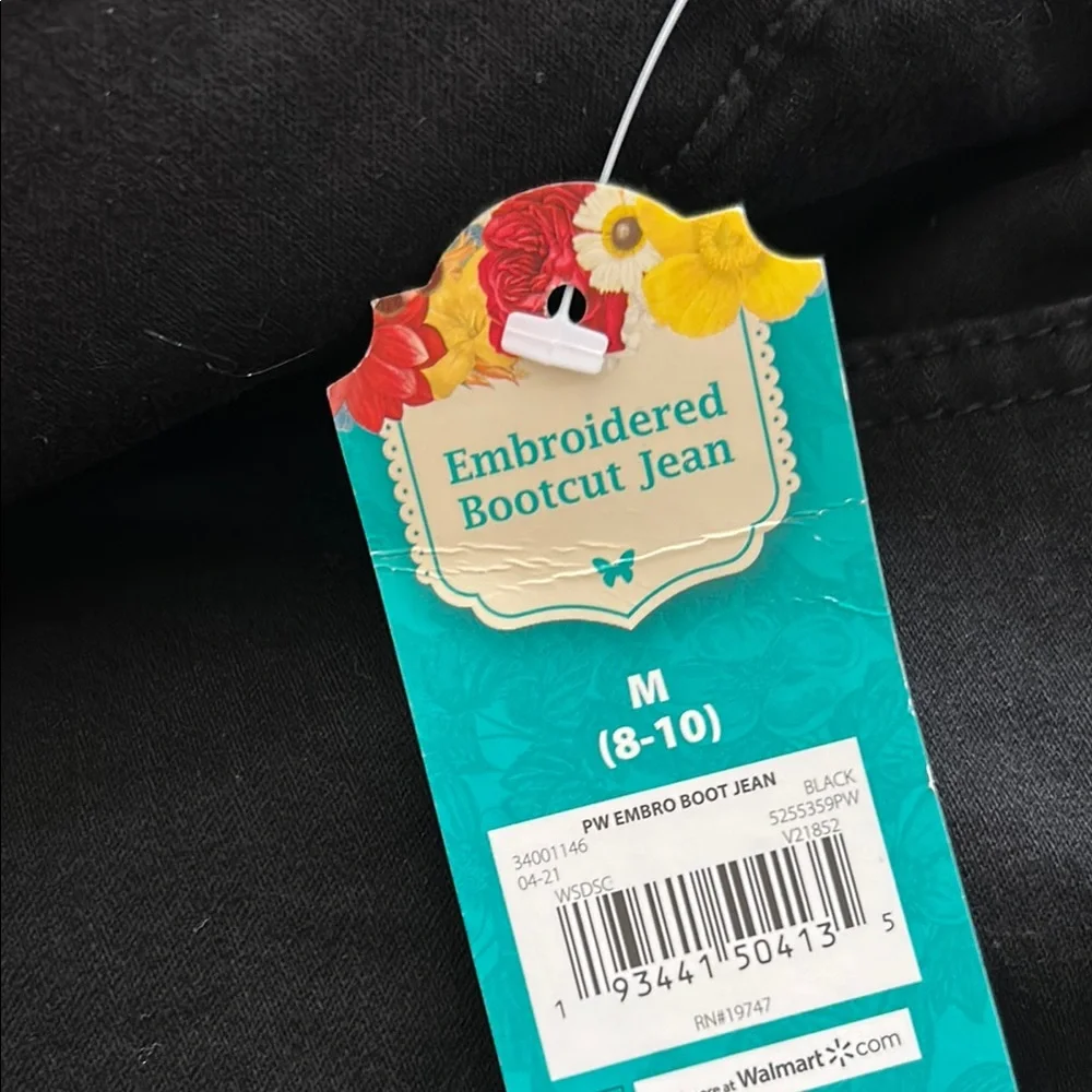 NWT The Pioneer Woman Black Garment pants - Picture 3 of 7